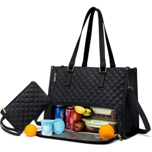 Sac Lunch Box Isotherme Double Compartiment Femme