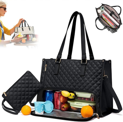 Sac Lunch Box Isotherme Double Compartiment Femme