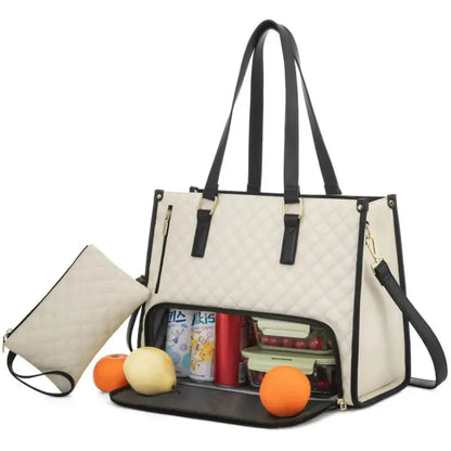 Sac Lunch Box Isotherme Double Compartiment Femme (Original)