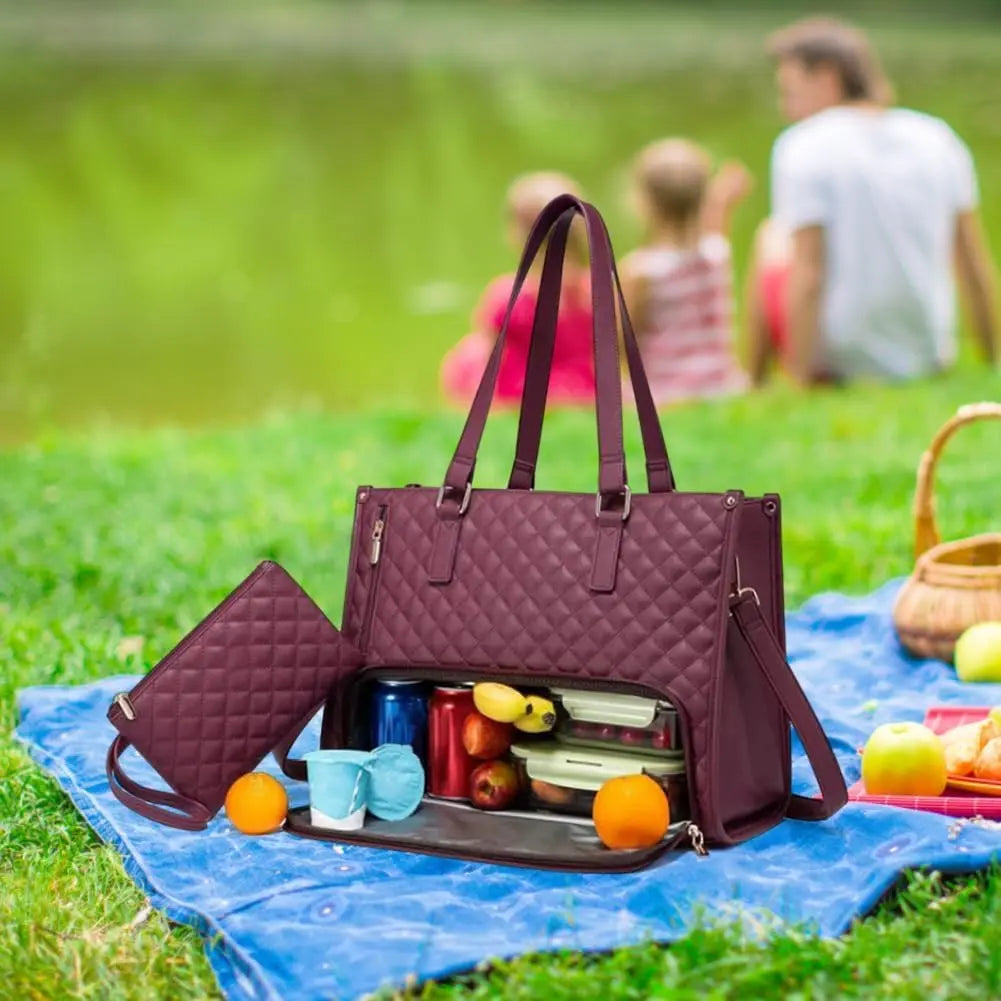 Sac Lunch Box Isotherme Double Compartiment Femme (Original)