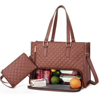 Sac Lunch Box Isotherme Repas Femme (Vert)
