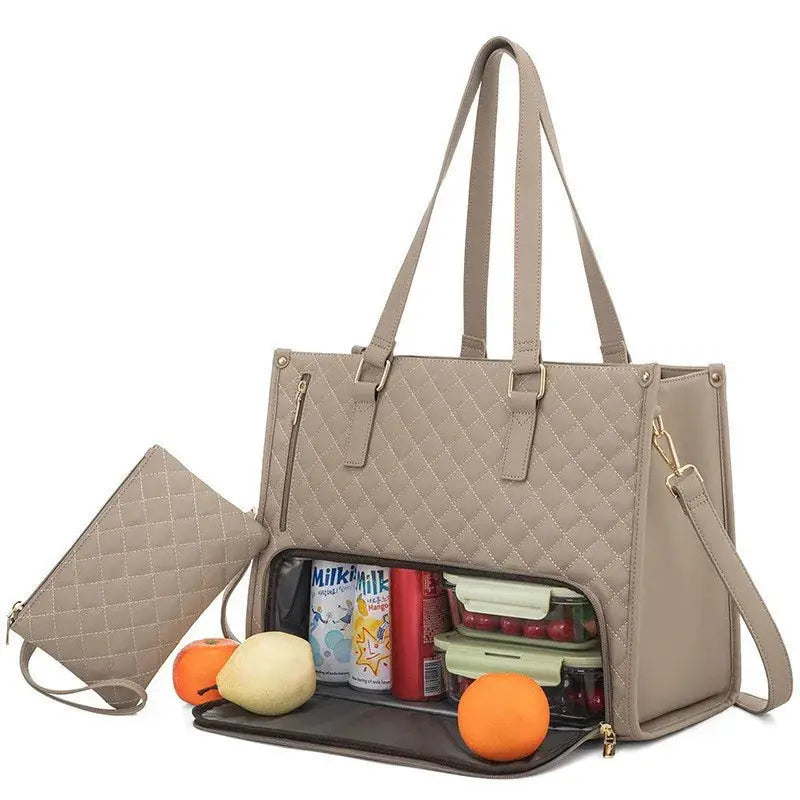 Sac Lunch Box Isotherme Repas Femme (Kaki)