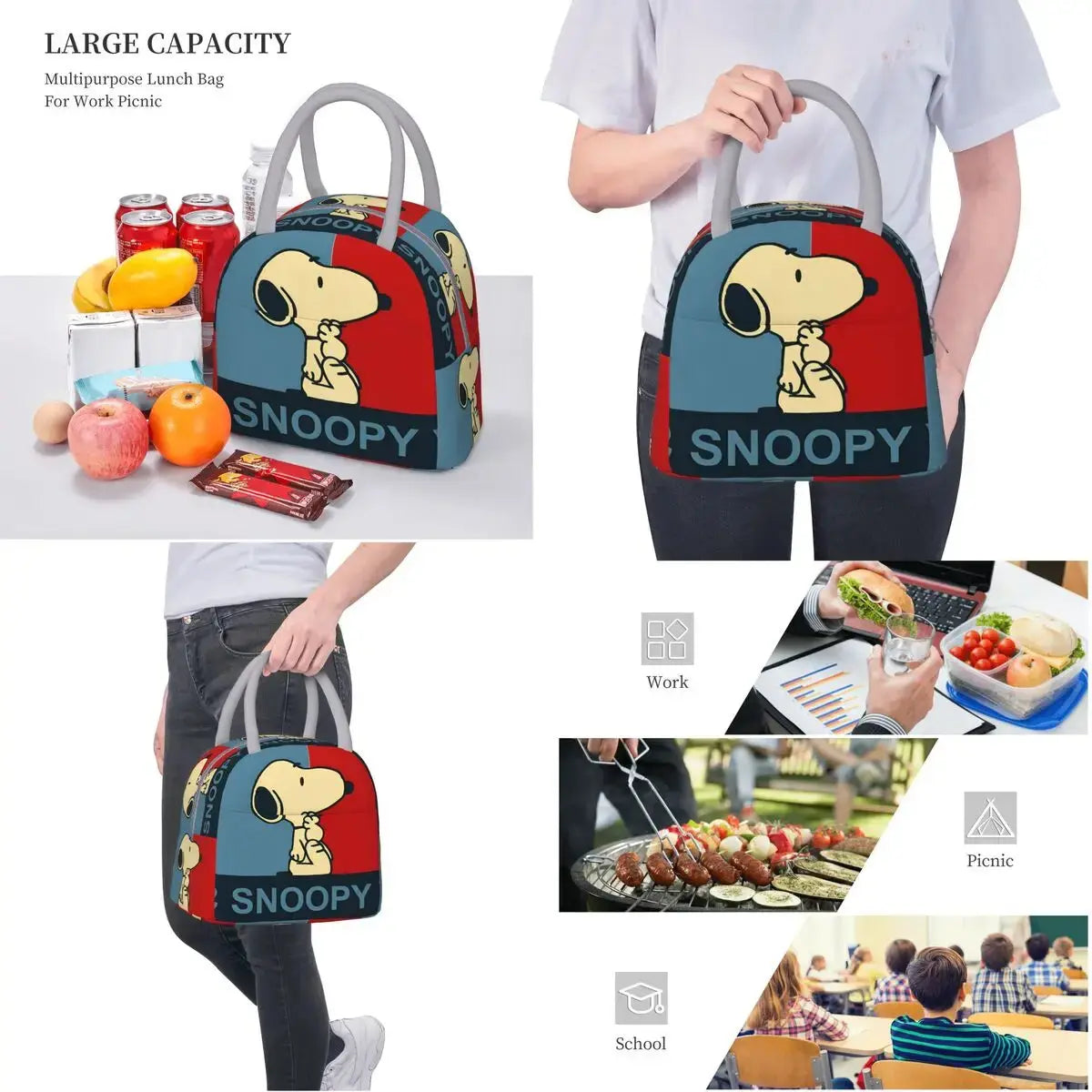 Sac Lunch Box Isotherme Snoopy