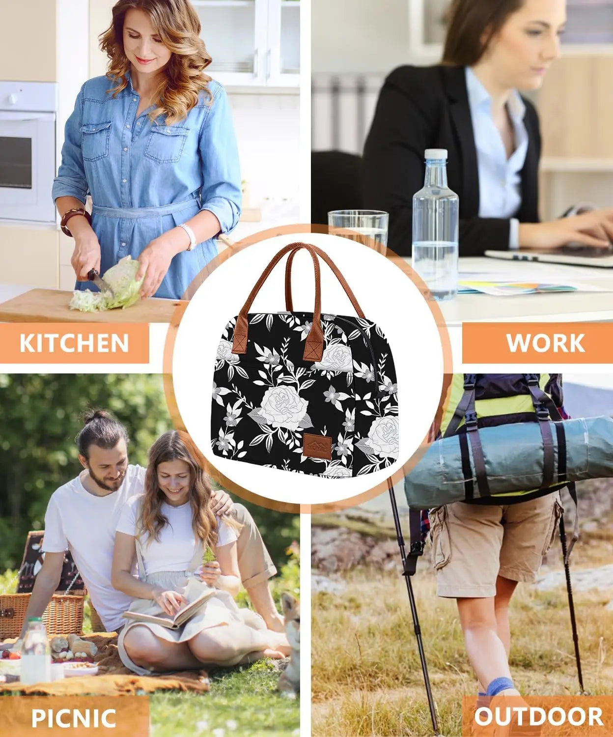 Sac Lunch Box Noir 12 L