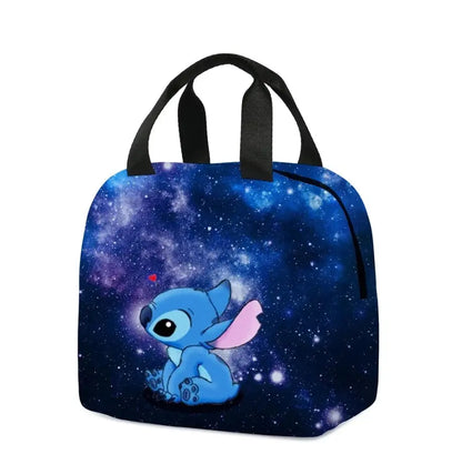 Sac Lunch Box Stitch Bleu