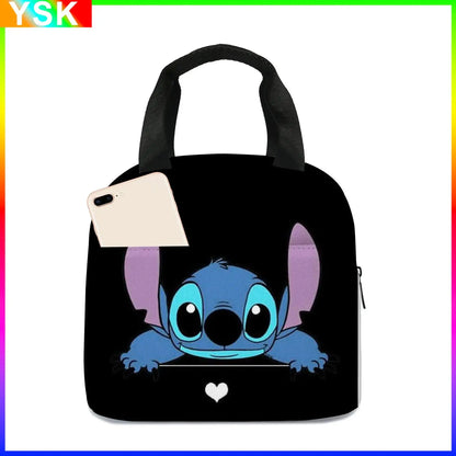 Sac Lunch Box Stitch Noir (Isotherme)