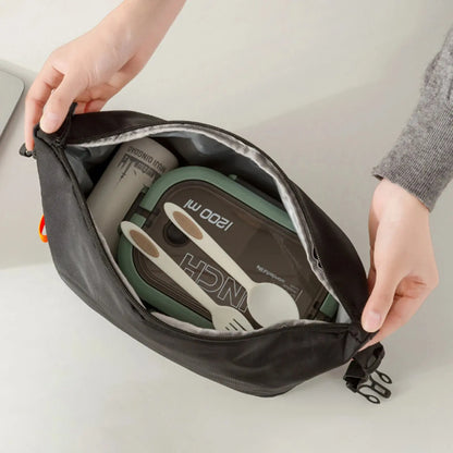 Sac Repas Isotherme Grise (Pliable)