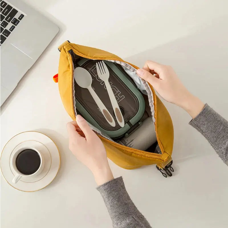 Sac Repas Isotherme Jaune Safran