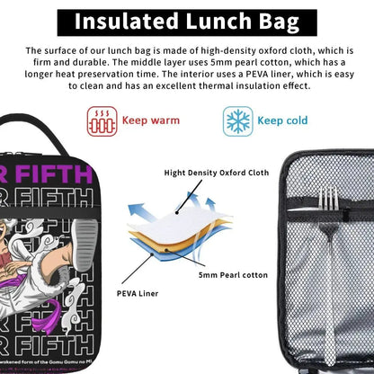 Sac à déjeuner Isotherme One Piece Luffy (Nika Gear FIFTH)