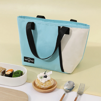 Lunch Bag Isotherme Bleu à Main