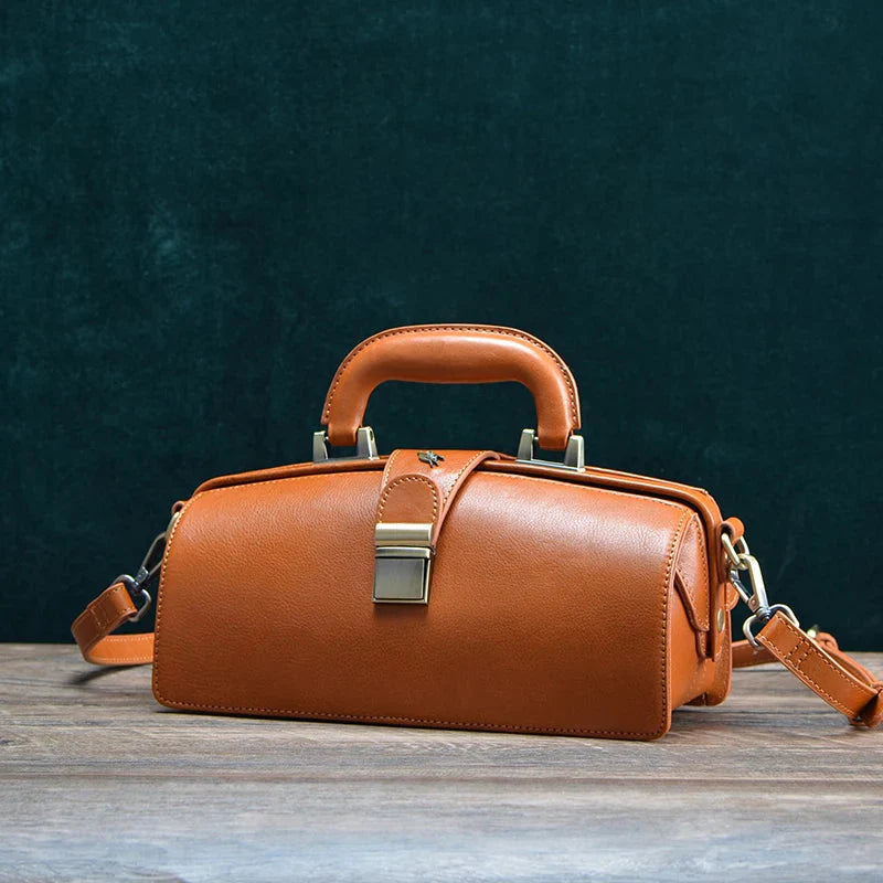 Sac cuir vintage italien