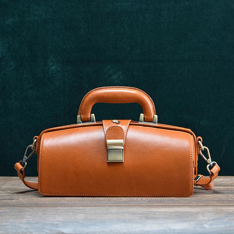 Sac cuir vintage italien-Old Money