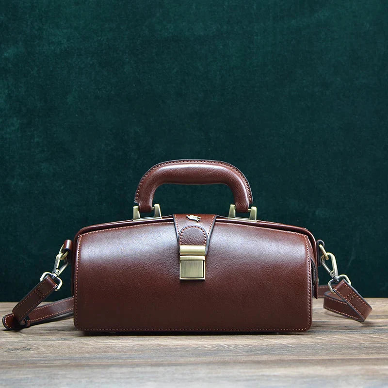 Sac cuir vintage italien-Old Money