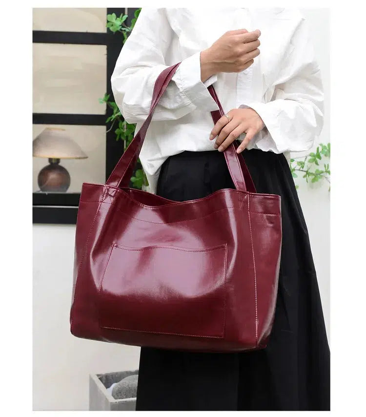 Sac fourre-tout souple cuir