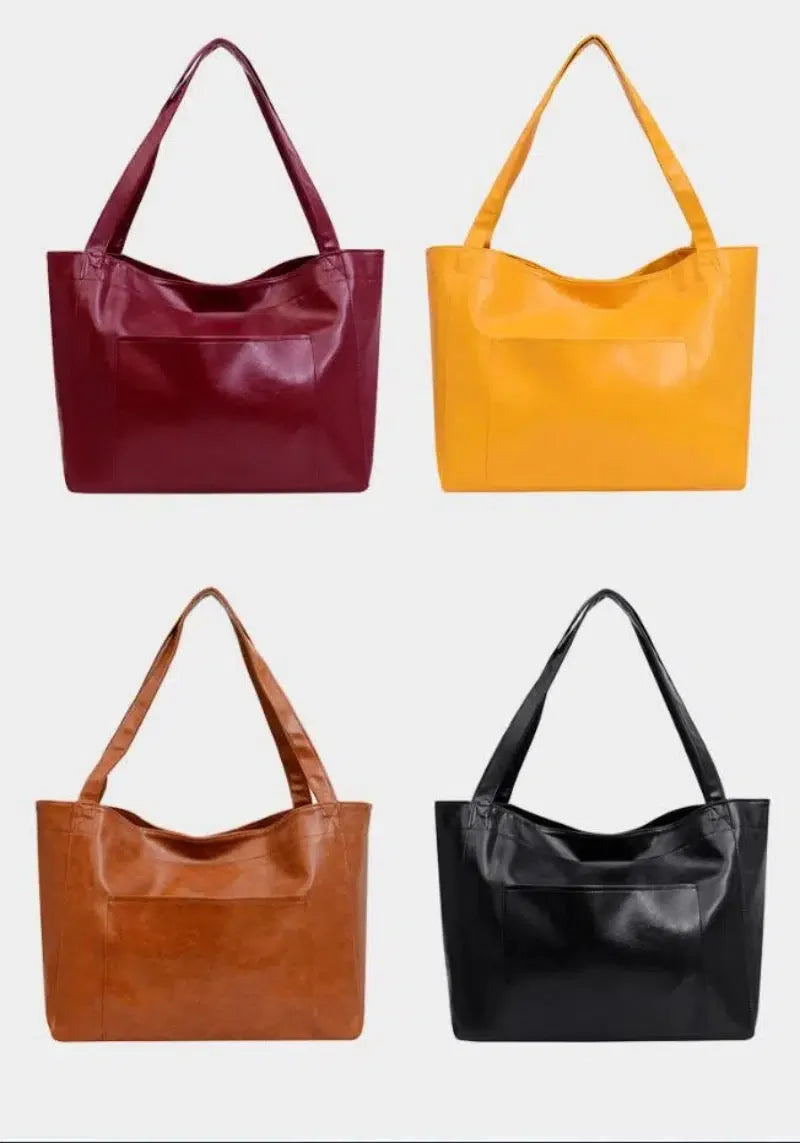 Sac fourre-tout souple cuir