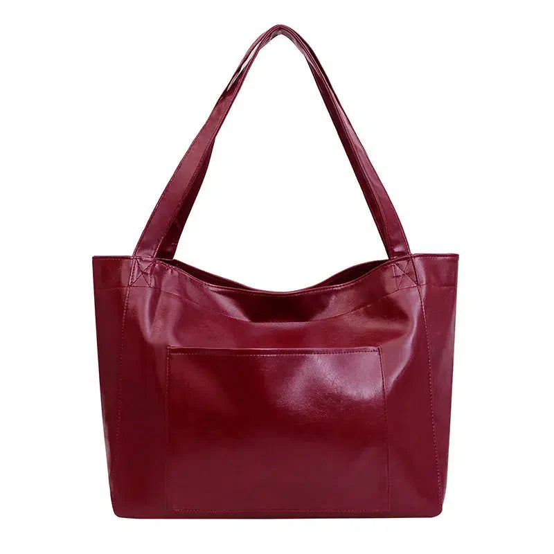 Sac fourre-tout souple cuir-Old Money