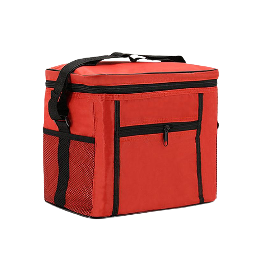 sac isotherme livraison repas rouge