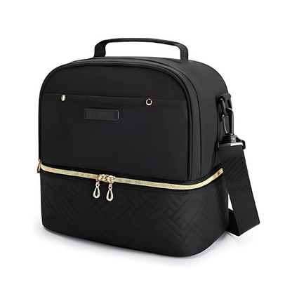 Sac Isotherme Noir Double Compartiment