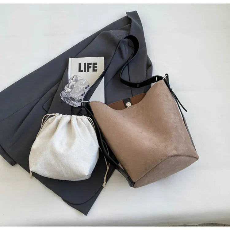 Sac paquetage cuir grainé-Old Money