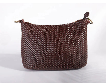 Sac tressé cuir italien-Old Money