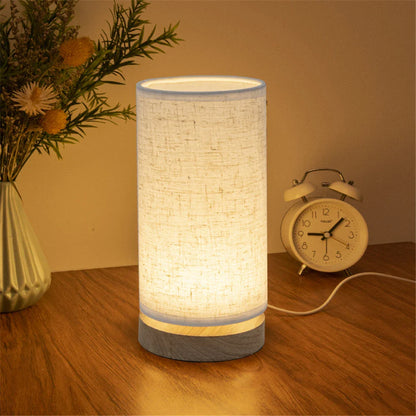 Lampe de Chevet Moderne Bois Massif LED