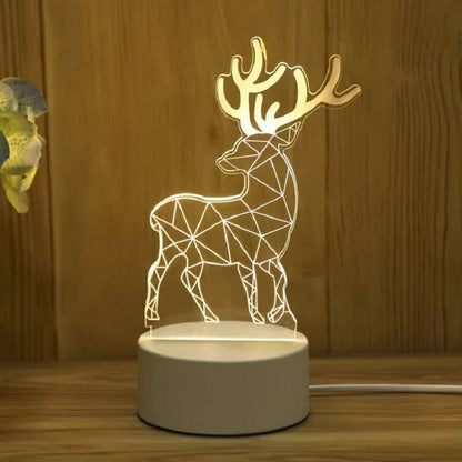 Lampe de chevet 3D Festive - lampechevetdesign.com