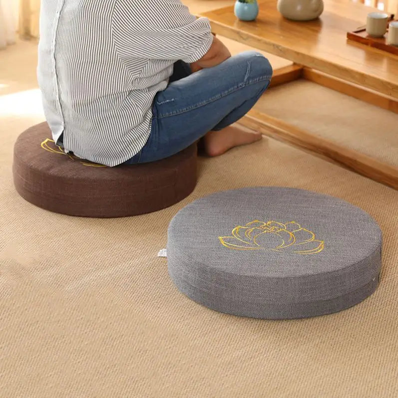 Coussin de méditation bouddhiste