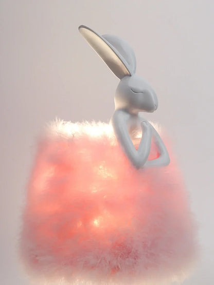 Lampe de Chevet Plume en Forme de Lapin