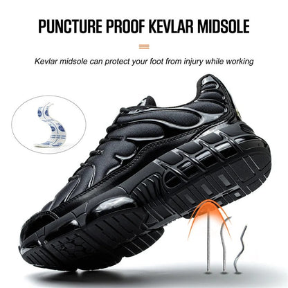 Chaussures de Sécurité Homme Design Requin avec Coussin d'Air – Confort et Protection