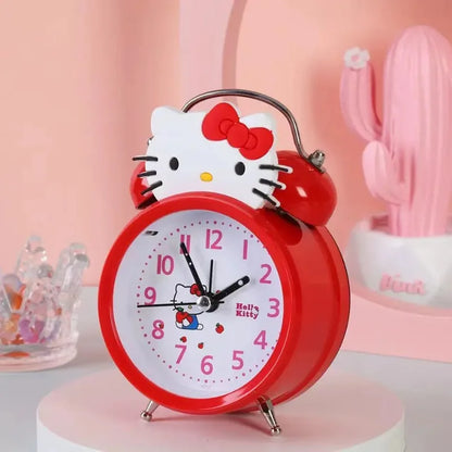 Réveil hello kitty rond