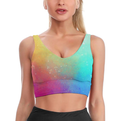 Galaxy women crop top