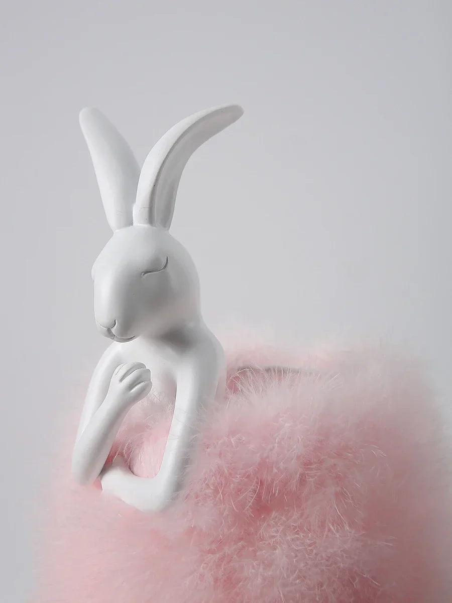 Lampe de Chevet Plume en Forme de Lapin