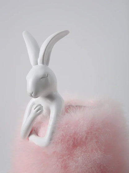 Lampe de Chevet Plume en Forme de Lapin