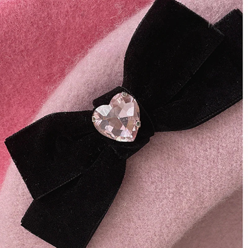 Béret Rose Femme en Coton