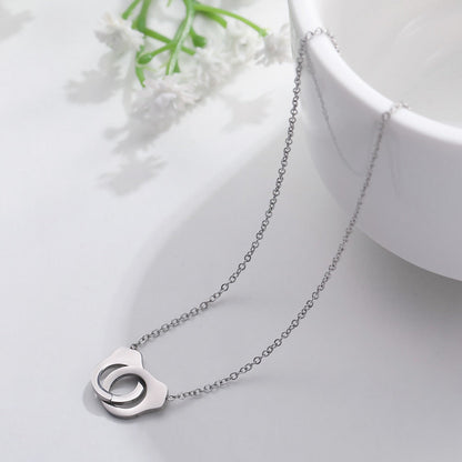Collier Menotté Ras de Cou Argent