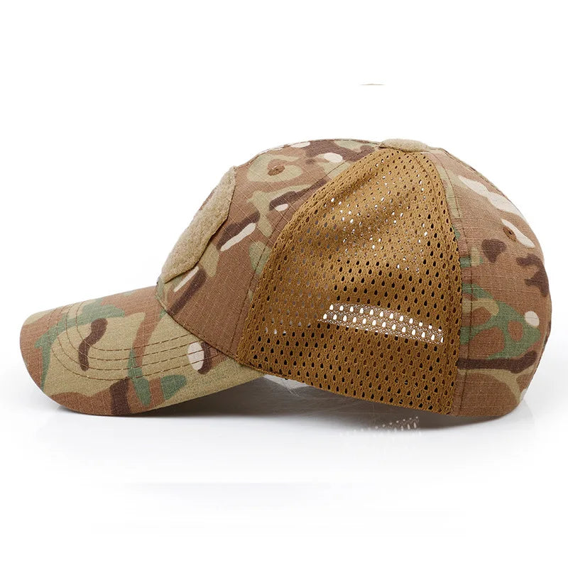 Casquette Tactique Camouflage Crâne – Black Ops