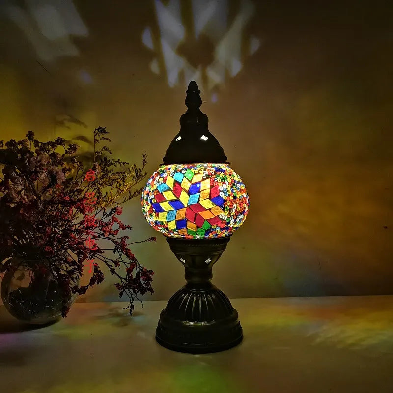 Lampe de chevet Vintage en Mosaïque