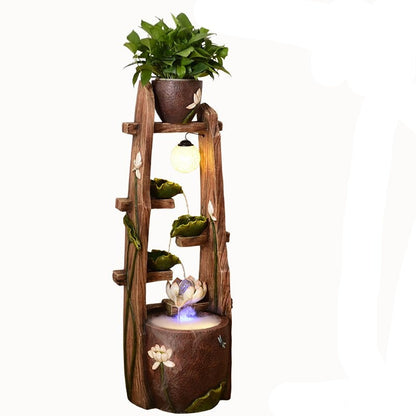 Deco Fontaine Lumineuse Jungle