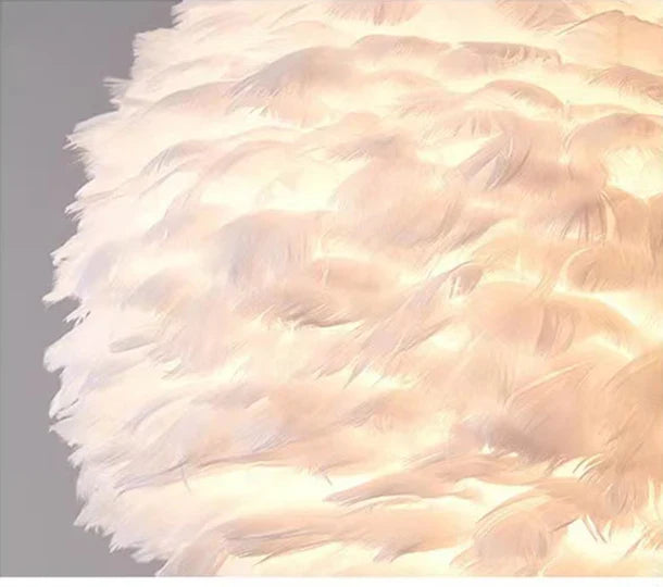 Lampe de chevet Plume Moderne
