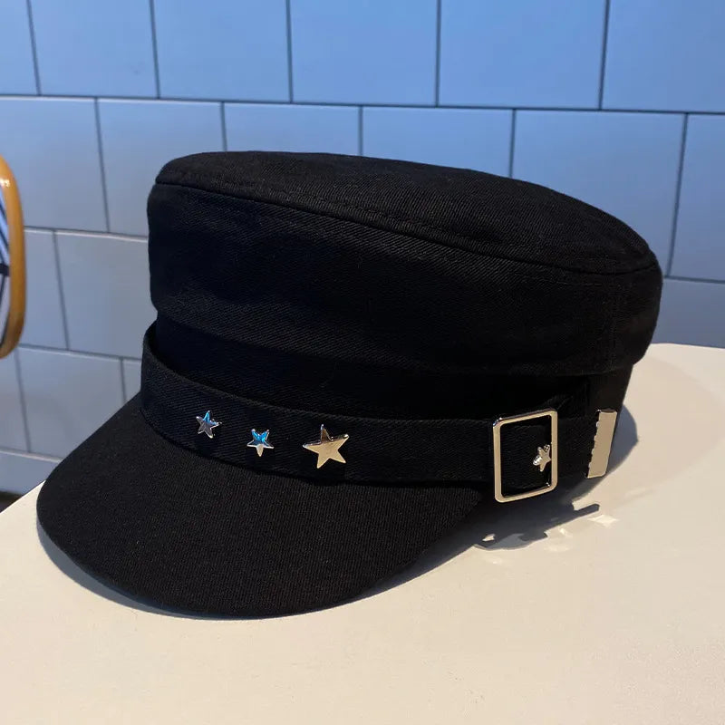 Béret Casquette Gavroche Femme Étoile Luxe - La Maison du Chapeau