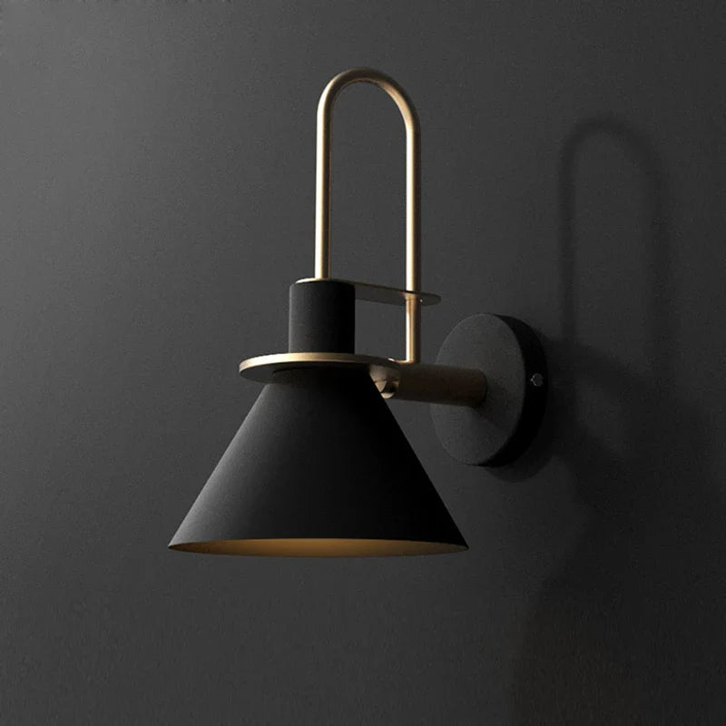 Lampe de chevet Murale Industrielle en Métal