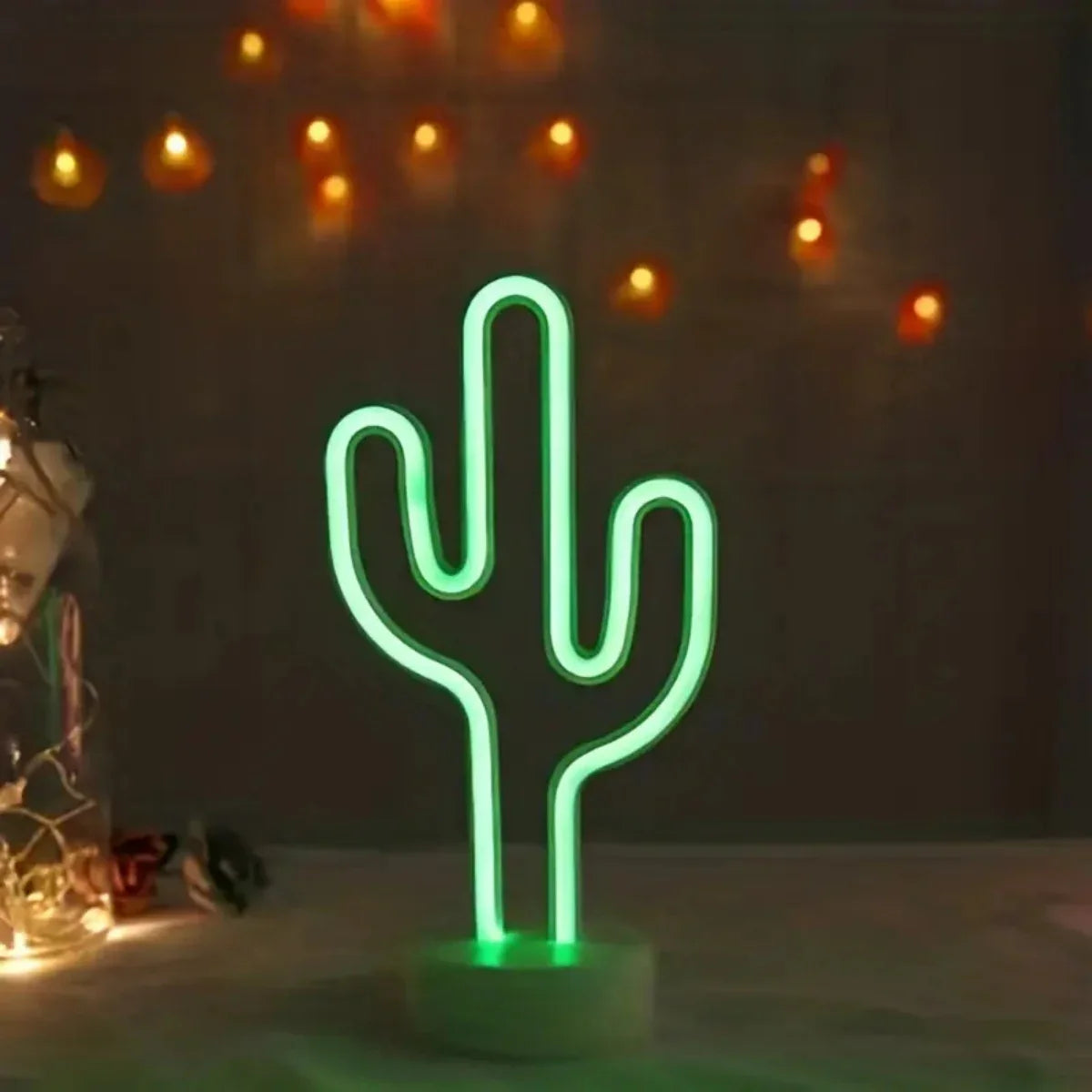 Lampe de Chevet Cactus Néon