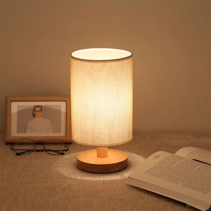 Lampe de Chevet en Bois au Design Original et Naturel