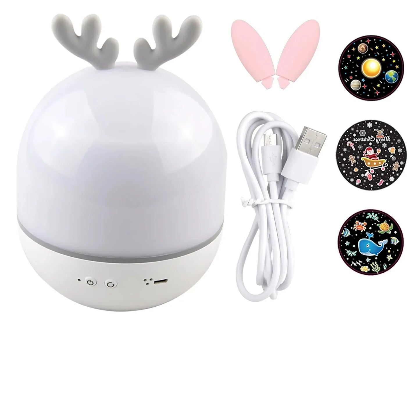Lampe de chevet USB Projecteur Cerf
