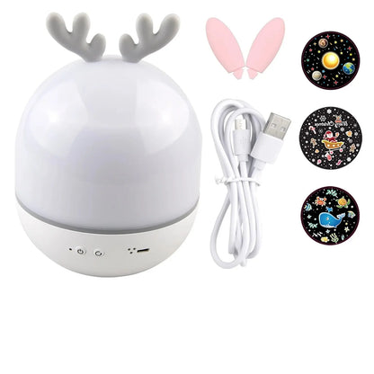 Lampe de chevet USB Projecteur Cerf