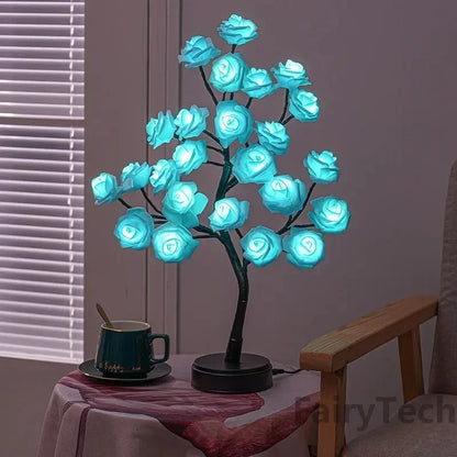 Lampe de chevet Roses Lumineuses Colorées