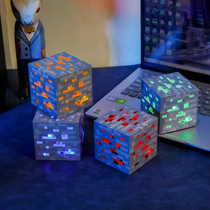 Lampe de Chevet Enfant Cube Lumineux & Potion LED