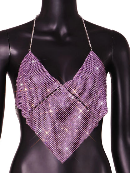 Crop top triangle