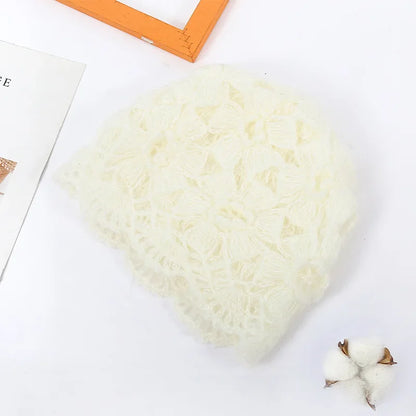 Bonnet Femme Crocheté Léger - Floraso