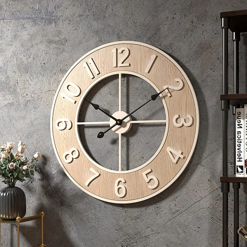 Horloge Murale Bois